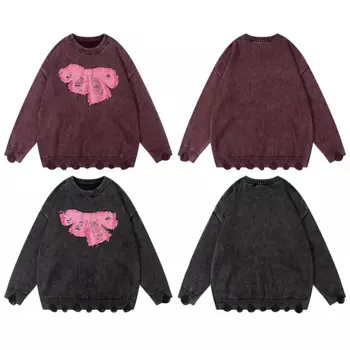 Свитер мужской/женский вязаный в стиле хип-хоп