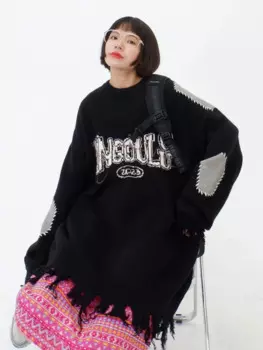 Свитер женский с круглым вырезом, осень/зима 2023