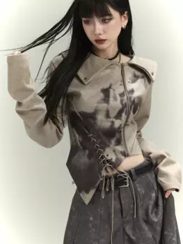 Свитера в американском стиле, женская одежда на весну и осень, свитшоты с рукавами для девочек