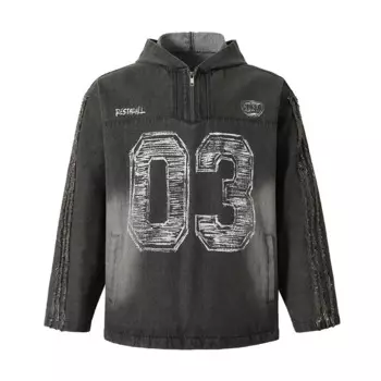 Свитшот мужской оверсайз в стиле хип-хоп