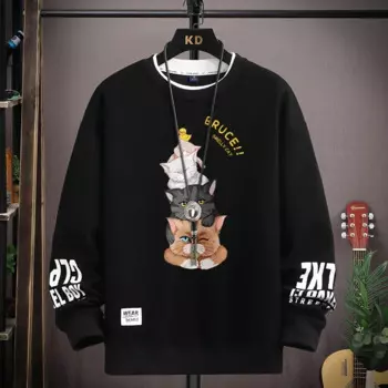 Свитшот мужской с длинным рукавом, весна-осень