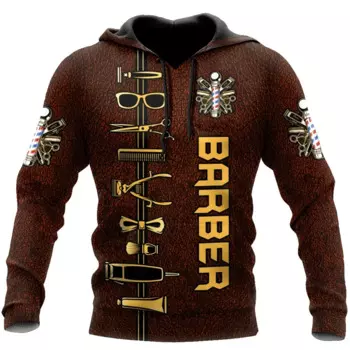 Свитшот мужской с капюшоном и 3D-принтом, оверсайз