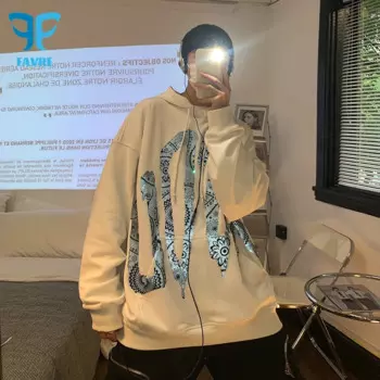 Свитшот мужской с принтом, на весну/осень, Y2K