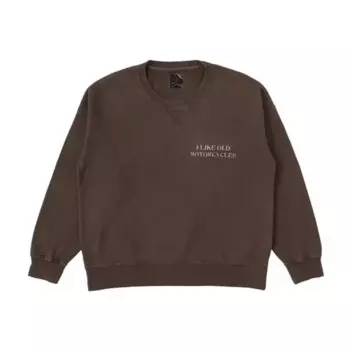 Свитшот с круглым вырезом VISVIM WMV 23ss ICT jumbo SB sweat L/S ND