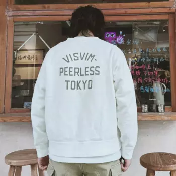 Свитшот VISVIM WMV 24SS JUMBO SB SWEAT L/S слегка поврежденный