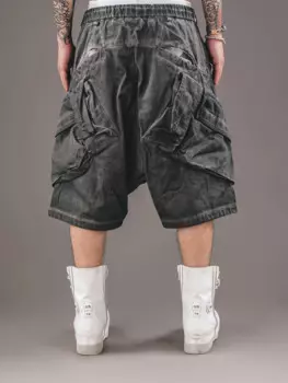 Свободный Летний комбинезон Dark Techwear Wasteland с широкими штанинами и несколькими карманами