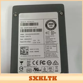 SXKLTK 989R8 для Dell 800G SSD SAS 12G 2,5 ''0DKM-800G-5C20 жесткий диск для хранения