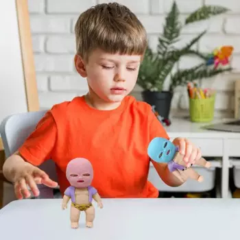 Сжимаемая игрушка-кукла, имитация ребенка, мягкая эластичная игрушка, снятие стресса, игрушка для рук для детей