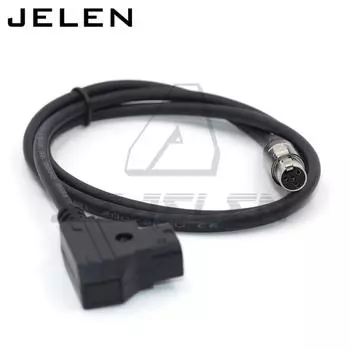 Кабель питания для монитора TVlogic 055 056 058, 12 В, кабель питания для видеокамеры, кабель питания для монитора, кабель питания для мини-разъема XLR, 4-контактный разъем