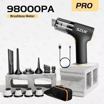 SZUK 98000PA автомобильный пылесос беспроводной портативный очиститель для автомобиля мощный ручной пылесос для клавиатуры
