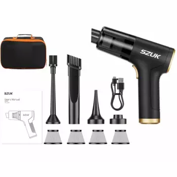 SZUK 98000PA Автомобильный пылесос Мини Мощная уборочная машина Сильная всасывание Ручной для автомобиля Беспроводной портативный бытовой прибор