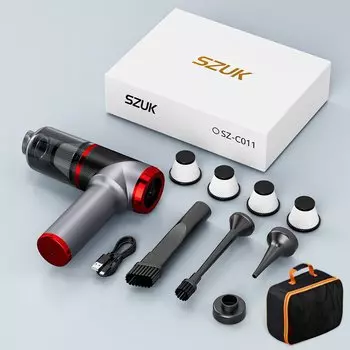 SZUK автомобильный пылесос с сильным всасыванием, беспроводная ручная чистящая машина, мини-портативный пылесос для автомобиля, дома и офиса автомобильный пылесос пылесос автомобильный