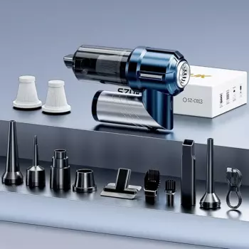 SZUK Новый модернизированный складной пылесос, портативный ручной пылесос, пылесос с 3 регулируемыми передачами, автомобильный пылесос, мощный всасывающий мини-пылесос, мощный беспроводной пылесос для автомобиля и дома