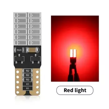 T10 4014 24SMD Автомобильная фотолампа Canbus Внутренняя купольная Лампа 194 168 желтая зеленая красная фотолампа 12 В постоянного тока 4,8 Вт 6000k белая