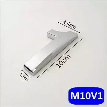 Табличка с номером двери дома, гостиничный адрес, стикер с цифрами, табличка 0123456789 серебристого цвета из АБС-пластика, 10 см