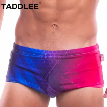 Taddlee брендовые пикантные мужские купальники плавки боксеры трусы бикини с мешочком для пениса плавки купальные костюмы пляжные шорты