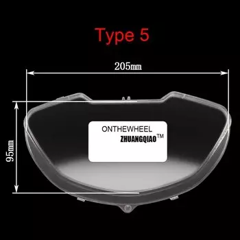 Тахометр для мотоцикла, пластиковая крышка объектива для скутера, мопеда, квадроцикла, электроскутера, мотоцикла