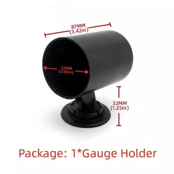 Тахометр PRM Boost 52 мм, измеритель температуры воды, масла, температуры, масляного пресса, вольтметр EGT, датчик AFR, 7 цветов, светодиодный двойной дисплей, автомобильный измеритель