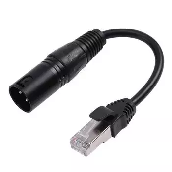 Кабель для подключения аудио 3-контактный DMX XLR к RJ45