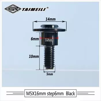 TAIMEILI винты из титанового сплава T2 серии M5 * 13/16/19 мм
