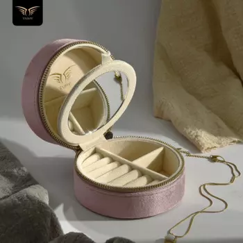 TAIMY бархатная дорожная шкатулка для украшений