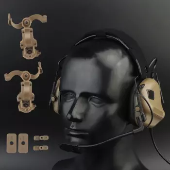 Тактическая коммуникационная гарнитура для улицы, пейнтбола, охоты, CS, спортивные наушники для быстрого шлема OPS M-LOK Arc гарнитура Венди