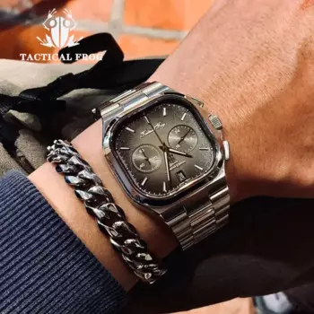 Тактические мужские кварцевые часы с лягушкой VK64, наручные часы с хронографом, сапфировые BGW9, супер светящиеся, 10 атм, водонепроницаемые, кварцевые наручные часы для дайвера