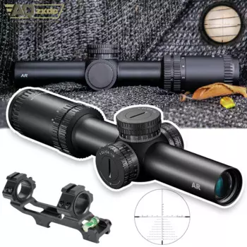 Тактический AR 1-6X24IR HD водонепроницаемый ударопрочный сетчатый прицел короткий прицел тонкий широкоугольный оптический прицел и аксессуары для охоты и спорта