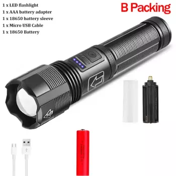 Тактический фонарь POCKETMAN 1600 черный