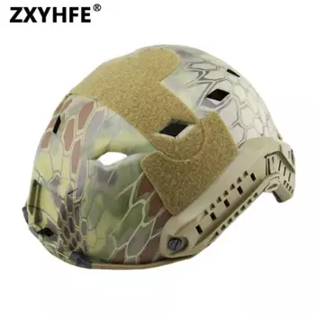 Тактический охотничий быстрый спортивный шлем ZXYHFE стандартная версия-тип BJ-ромбовидный CS стрельба Пейнтбол Аксессуары для военных игр