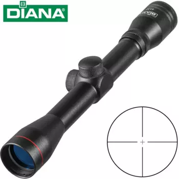 Тактический Оптический прицел DIANA 4x32, однотрубный стеклянный прицел с двойным крестиком, охотничьи прицелы, оптический прицел для винтовки, страйкбольной винтовки