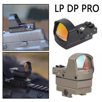 Тактический прицел LP DP Pro 2,5 MOA, красный точечный прицел для страйкбола KSC KWA Glock 1911 1913, крепление 20 мм, рейка для AR15 AK47, охотничий прицел