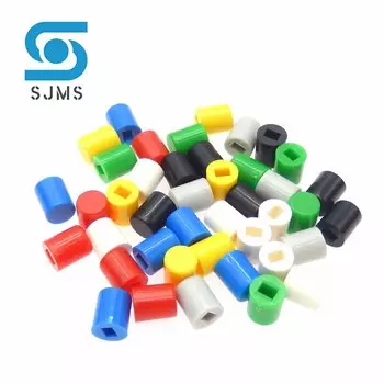 Тактильные крышки переключателей SJMSDZ, пластиковые, 50 шт