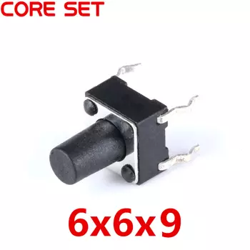 Тактильные микро-переключатели 6x6x9 мм 4PIN Your Cee