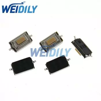 Тактильный Кнопочный микропереключатель SMD 3*6*2,5 мм, мгновенный двухконтактный, для MP3 MP4, 50 шт.