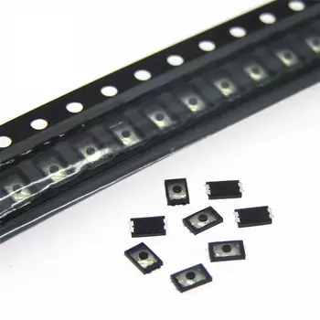 Тактильный кнопочный переключатель, 100 шт., 2*3*0,6 H, 2*3*0,6 мм, супер мини маленькая кнопка, 2x3x6 мини-выключатель SMD для детской кнопки