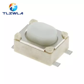 Тактовые микропереключатели TLZWLA, белые, 100 шт.