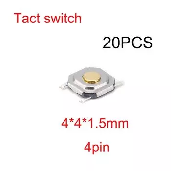Тактовые выключатели Gringmak 20 шт.