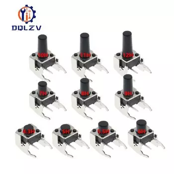 Тактовый кнопочный переключатель DQLZV 6x6