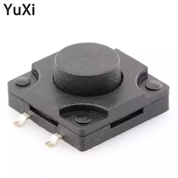 Тактовый переключатель, 12 х12х5 мм, 12 В, медный, 4-контактный, водонепроницаемый, для ТВ, игрушек, домашнего использования, 10 шт.