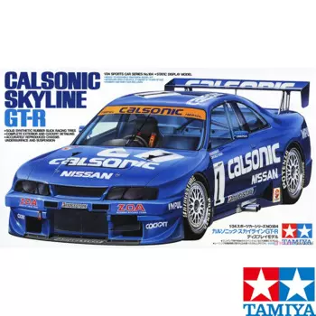 Tamiya 24184 статическая Сборная модель автомобиля масштаб 1:24 для Nissan Calsonic Skyline GT-R(R33) набор моделей автомобиля