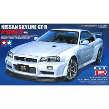 Tamiya 24258 статическая Сборная модель автомобиля масштаб 1:24 для Nissan Skyline GT-R V Spec II R34 набор моделей автомобиля