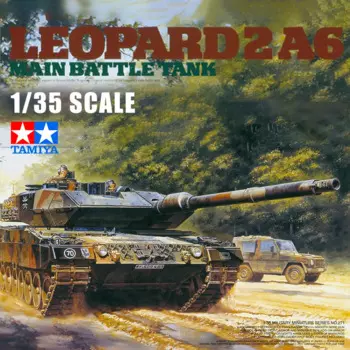 TAMIYA Military Танк Модель для сборки Kit 35271 немецкий современный Леопард 2A6 основной боевой танк 1/35