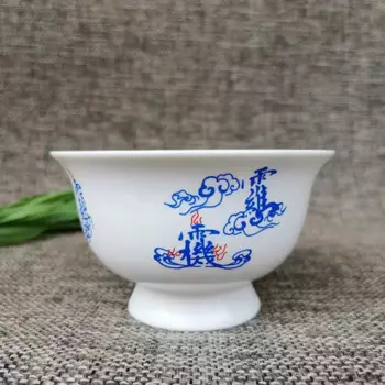 Taoist products, чашка для очистки воды, керамика, чашка для воды для практики табу, чаша для воды с шестью соединениями, чашка Chishui, очиститель воды
