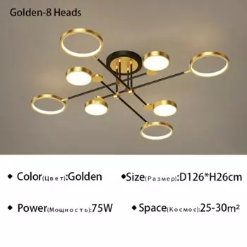 TAPNM потолочная люстра алюминиевая LED