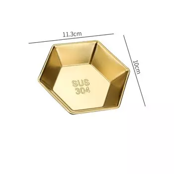 Тарелки для соусов MEXQCH из нержавеющей стали