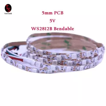 Taslauk гибкая RGB светодиодная лента WS2812B 60 LEDs/м 5В