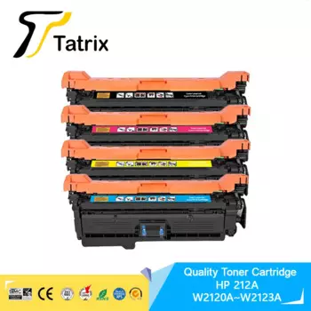 Tatrix 212A совместимый HP тонером картридж W2120A W2121A W2122A W2123A для HP Color LaserJet Enterprise M554dn/M555dn M578c/M578d