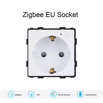 TAWOIA ZigBee настенная розетка с функцией ключа DIY умный монитор мощности розетки Google Smart Life Tuya Alexa Yandex Alice