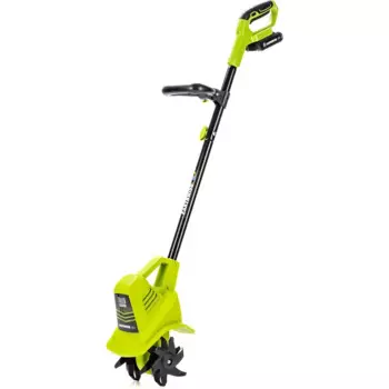 TC70020IT Беспроводной электрический культиватор садовой культиватор, 20 В, 7,5 дюйма, аккумулятор (2 Ач и быстрое зарядное устройство в комплекте), зеленый